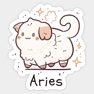 Aries Cat Sticker